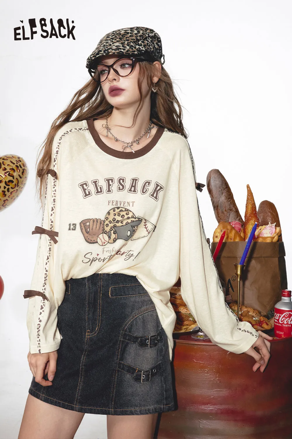 2024 Summer ELFSACK New Arrivals Gray Retro Washed Slim Pictorial Printed Casual Sleeveless Vest Suspenders for Women