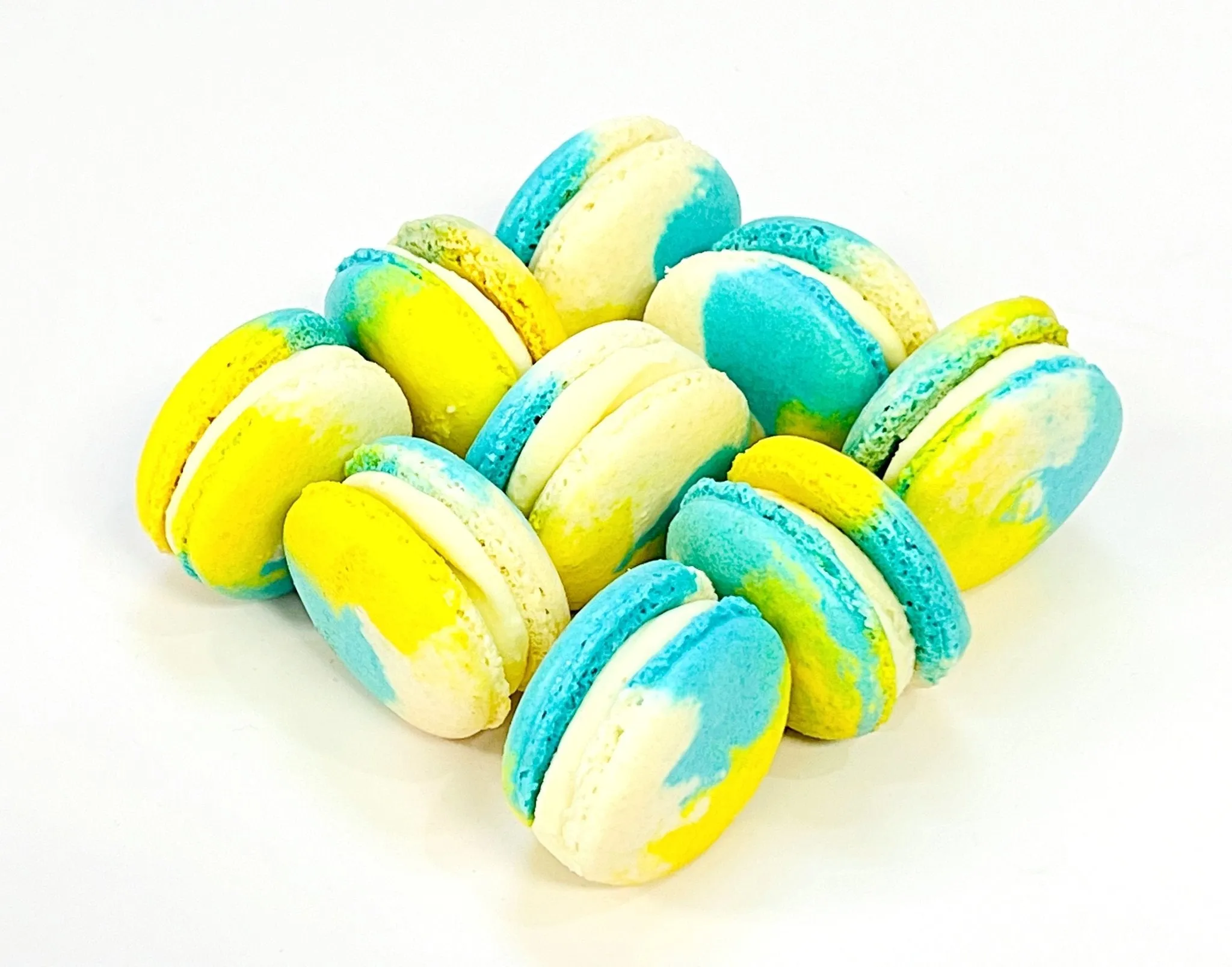 6 Pack Doraemon Inspired French Macaron | Vanilla Custard Macarons