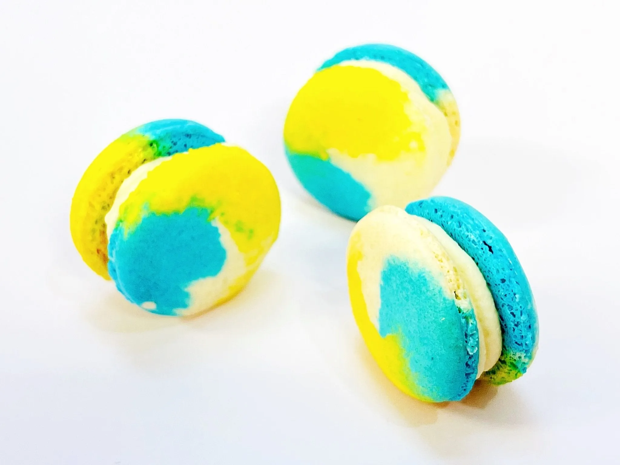 6 Pack Doraemon Inspired French Macaron | Vanilla Custard Macarons