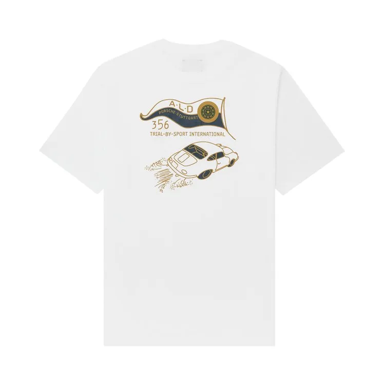 Aimé Leon Dore x Porsche 356 'White' T-shirt, white
