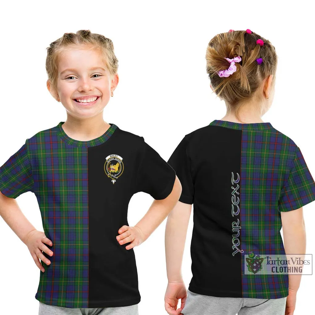 Bailey Tartan Kid T-Shirt with Family Crest and Half Of Me Style