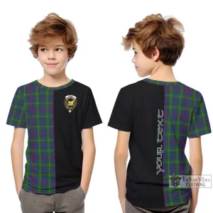 Bailey Tartan Kid T-Shirt with Family Crest and Half Of Me Style