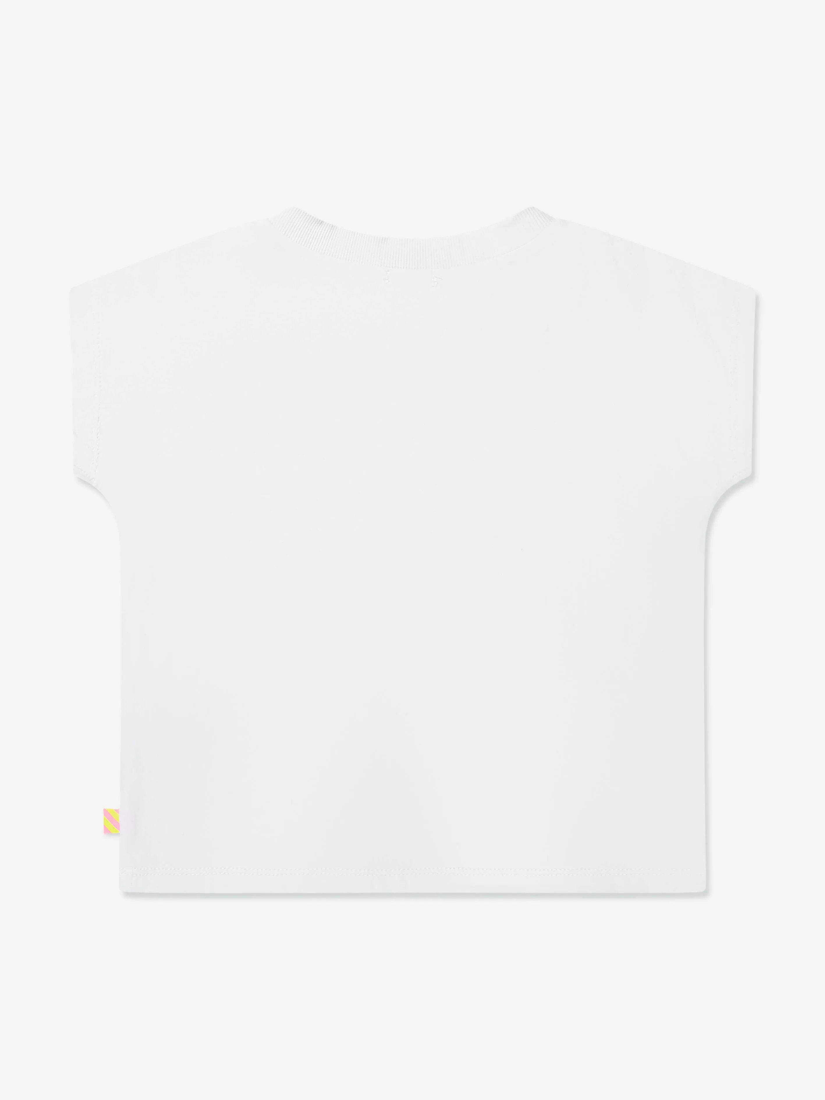 Billieblush Girls Logo Print T-Shirt in White