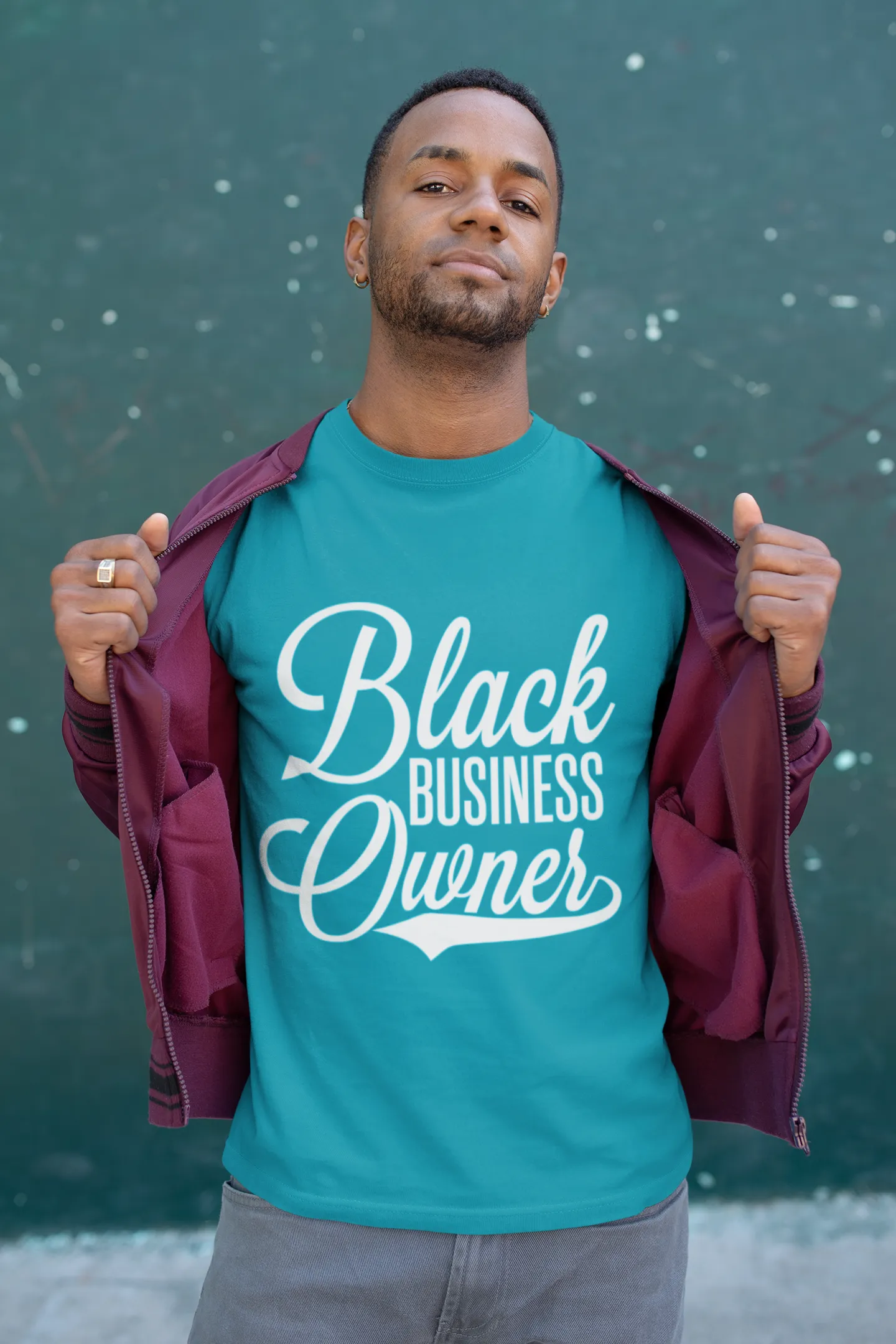 Black Business Owner (Cursive) Short-Sleeve Unisex T-Shirt