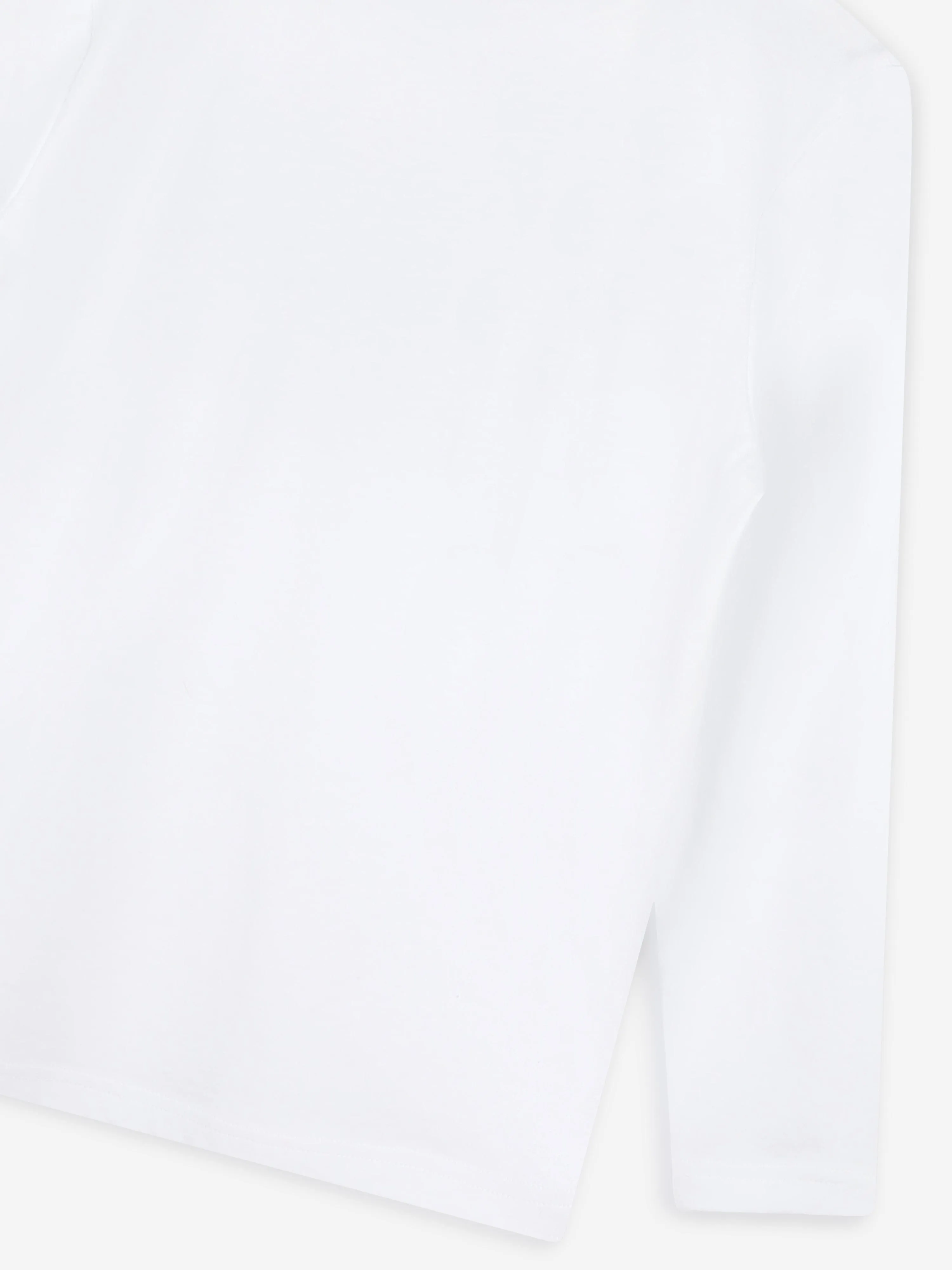 BOSS Boys Long Sleeve Logo T-Shirt in White