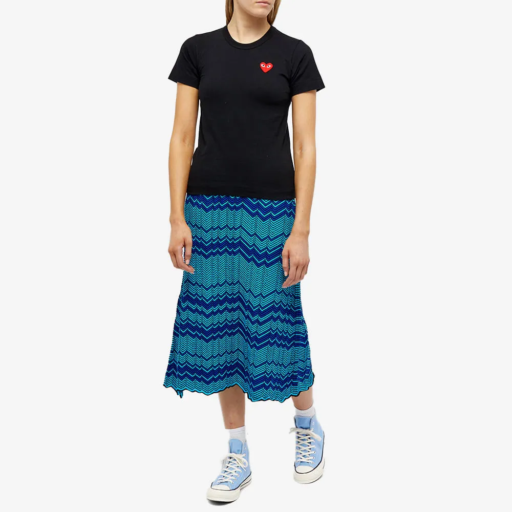Comme des Garcons Play Women's Basic Logo Tee