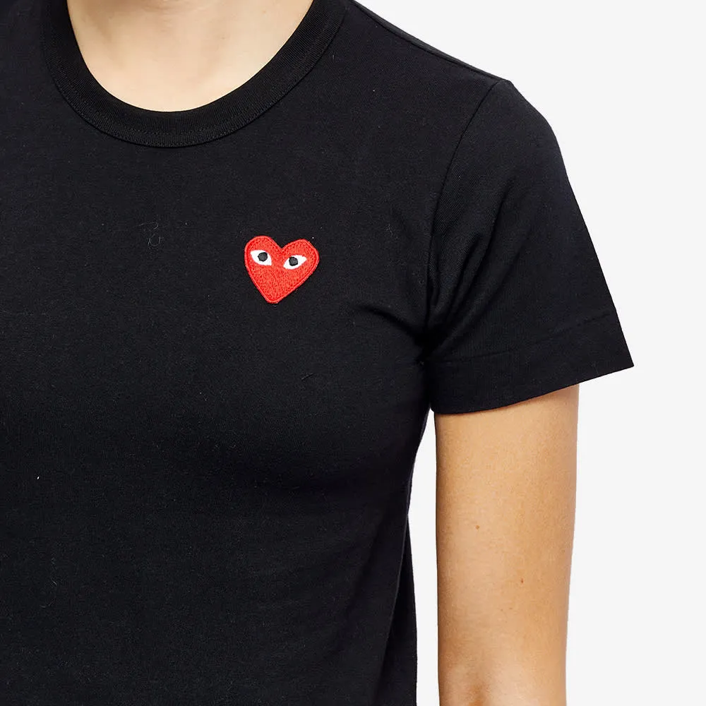 Comme des Garcons Play Women's Basic Logo Tee