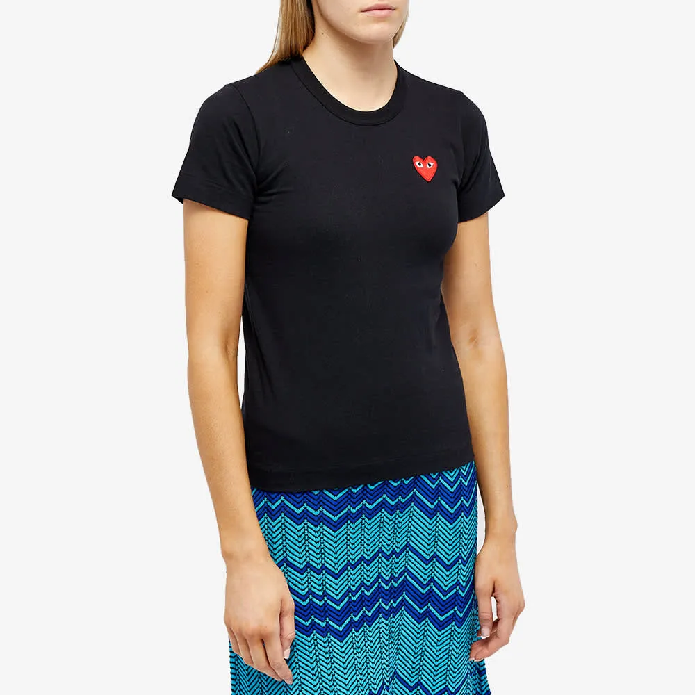 Comme des Garcons Play Women's Basic Logo Tee