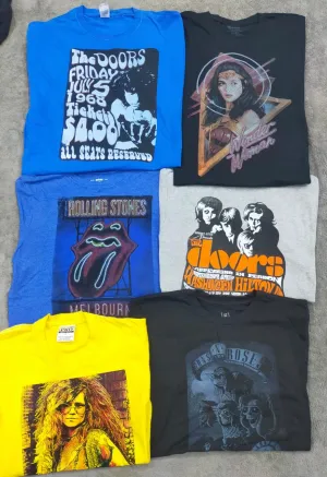 CR1250 Reworked Vintage Style Printed T-shirt - 50 Pcs