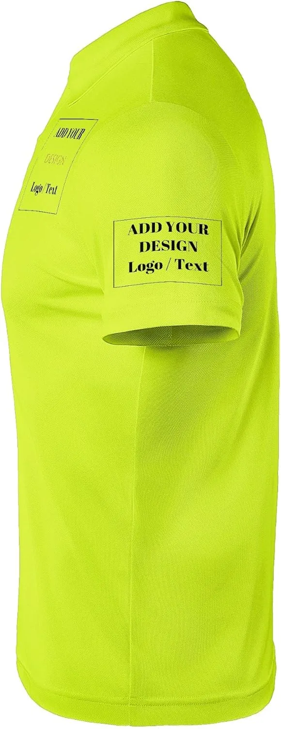 Custom Polo Shirts for Men Personalized Polo Shirt Slim Fit Design Your Own Logo & Text T-Shirts Print Golf Shirt