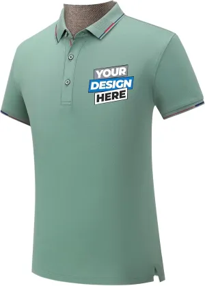 Custom Shirts for Men/Women Personalized Polo Shirt Embroidered Print Design Your Own Text Logo Name T-Shirts