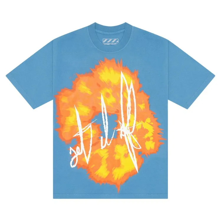 Denim Tears x Offset Set It Off #2 'Blue' T-Shirt, blue