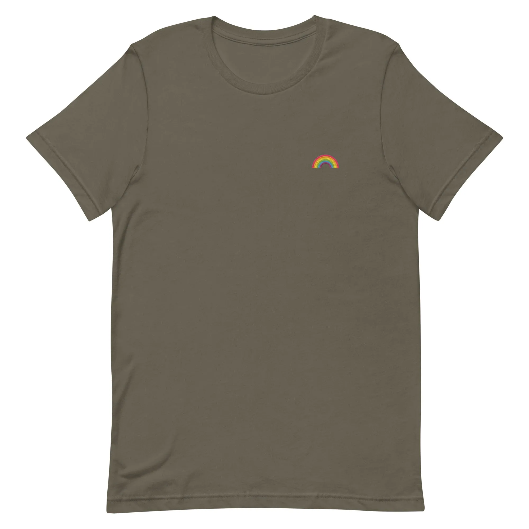 Embroidered Rainbow T-Shirt