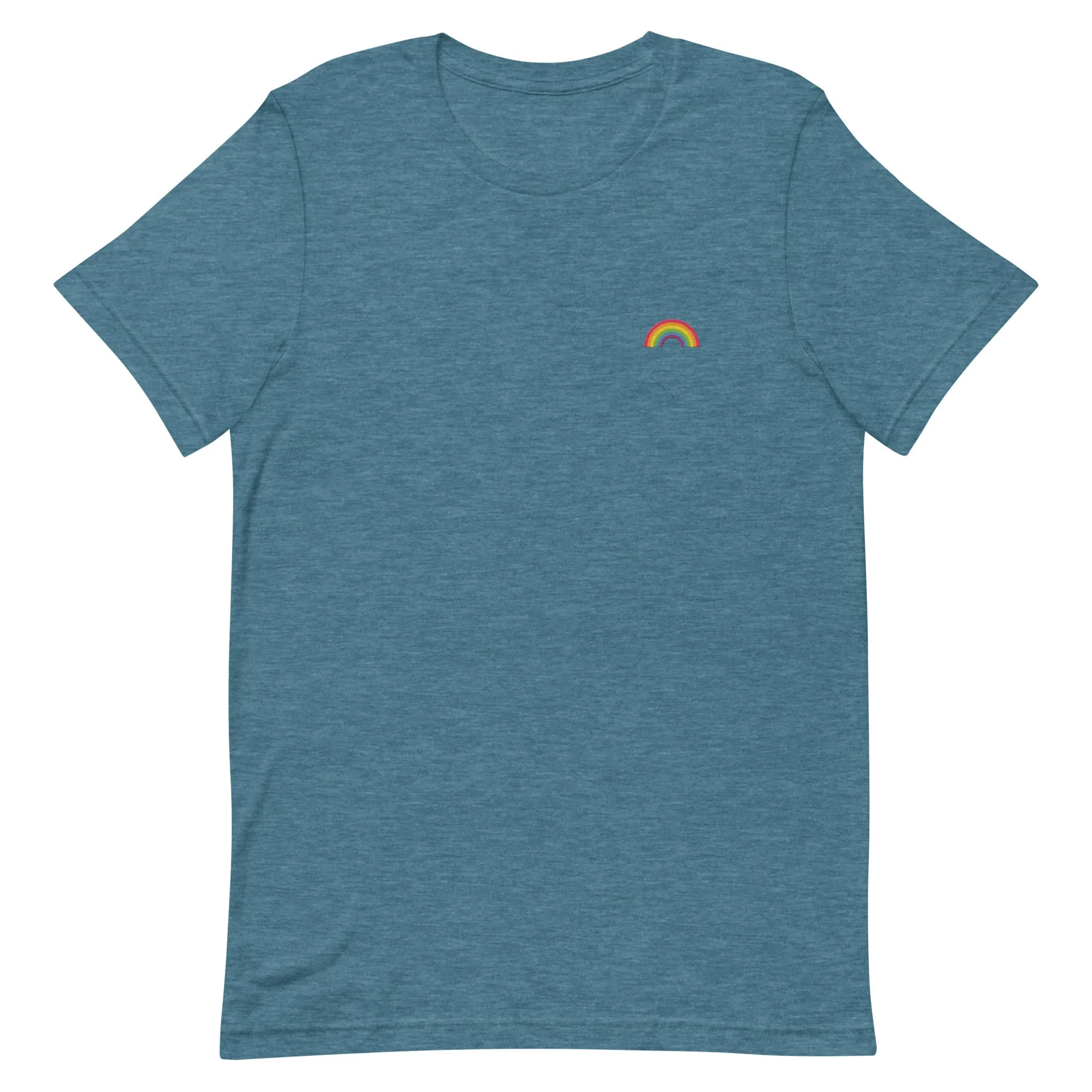 Embroidered Rainbow T-Shirt