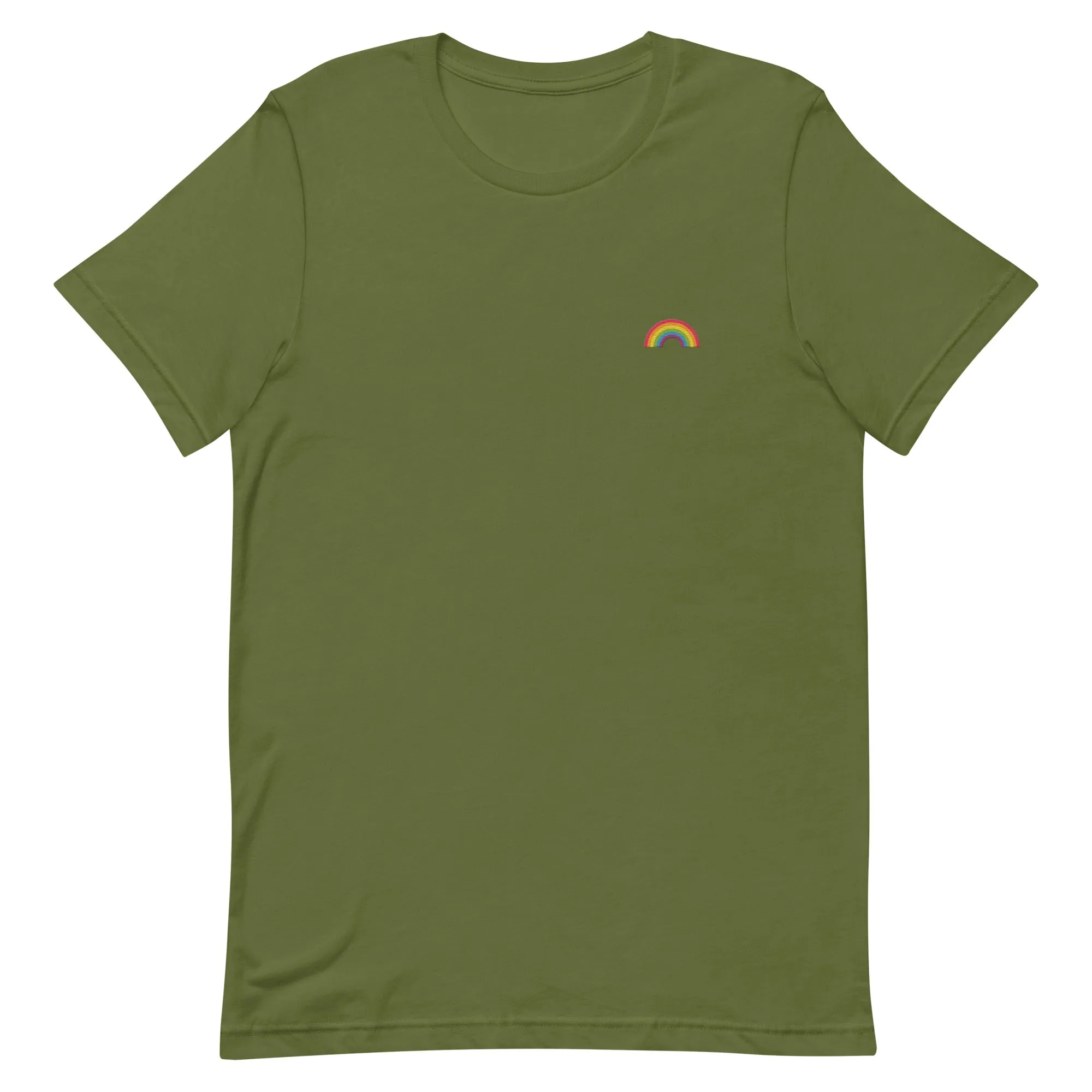 Embroidered Rainbow T-Shirt