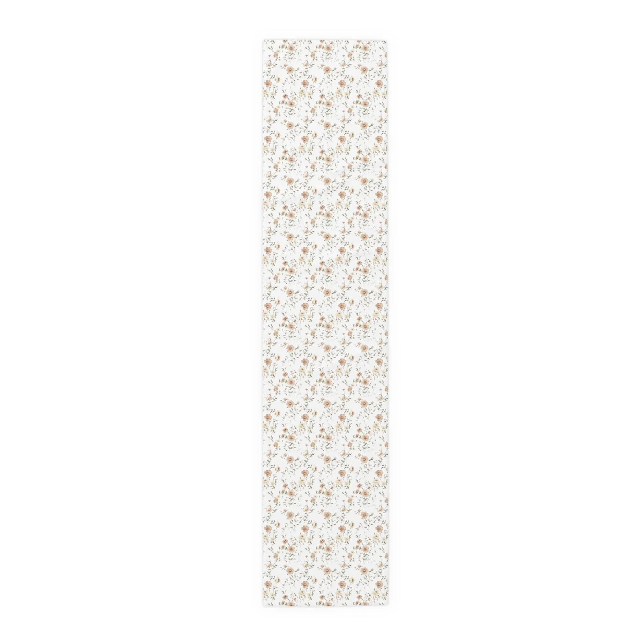 Floral Cotton Table Runner - Elegant Home Decor for Special Occasions
