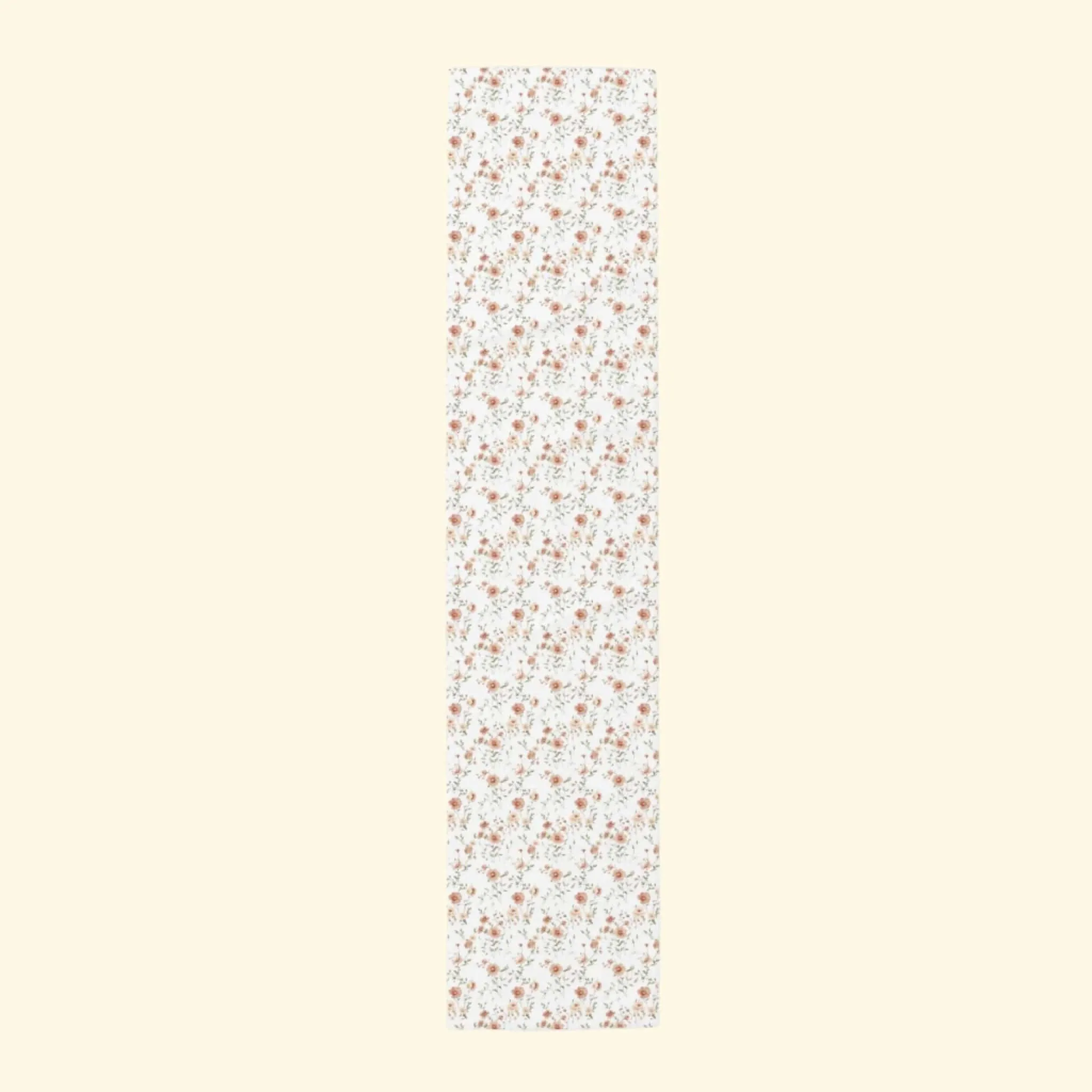 Floral Cotton Table Runner - Elegant Home Decor for Special Occasions