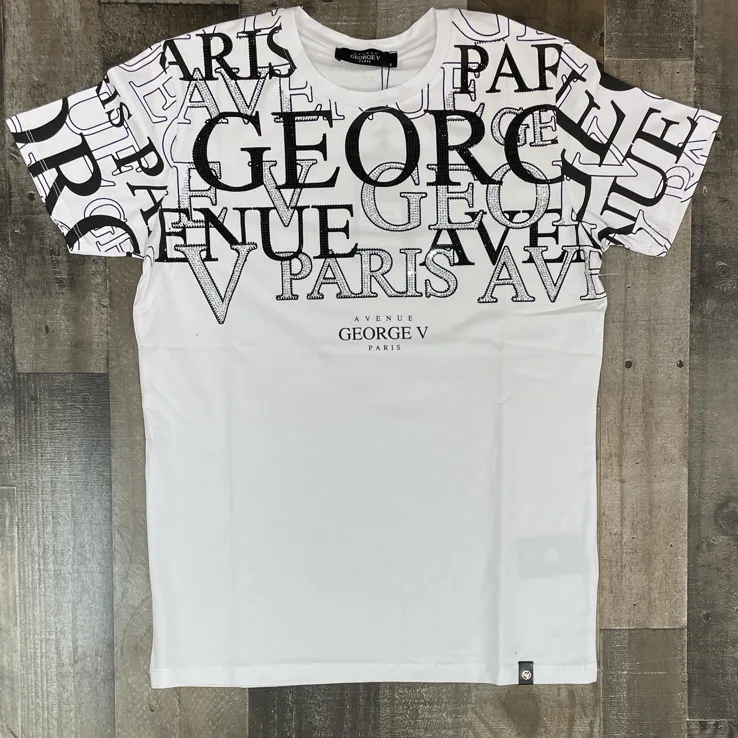 George V- logo ss tee (white)
