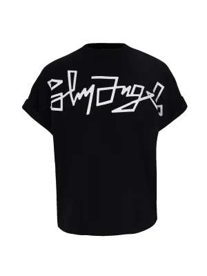 graffiti-print logo t-shirt