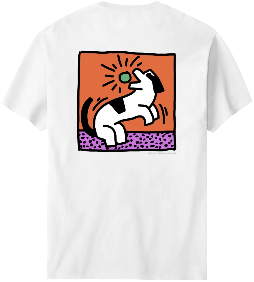 Hair-ing Dog With Ball T-Shirt