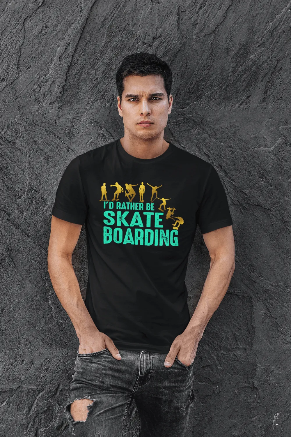 I'd Rather Be Skate Boarding - Skaters Favorite Tee