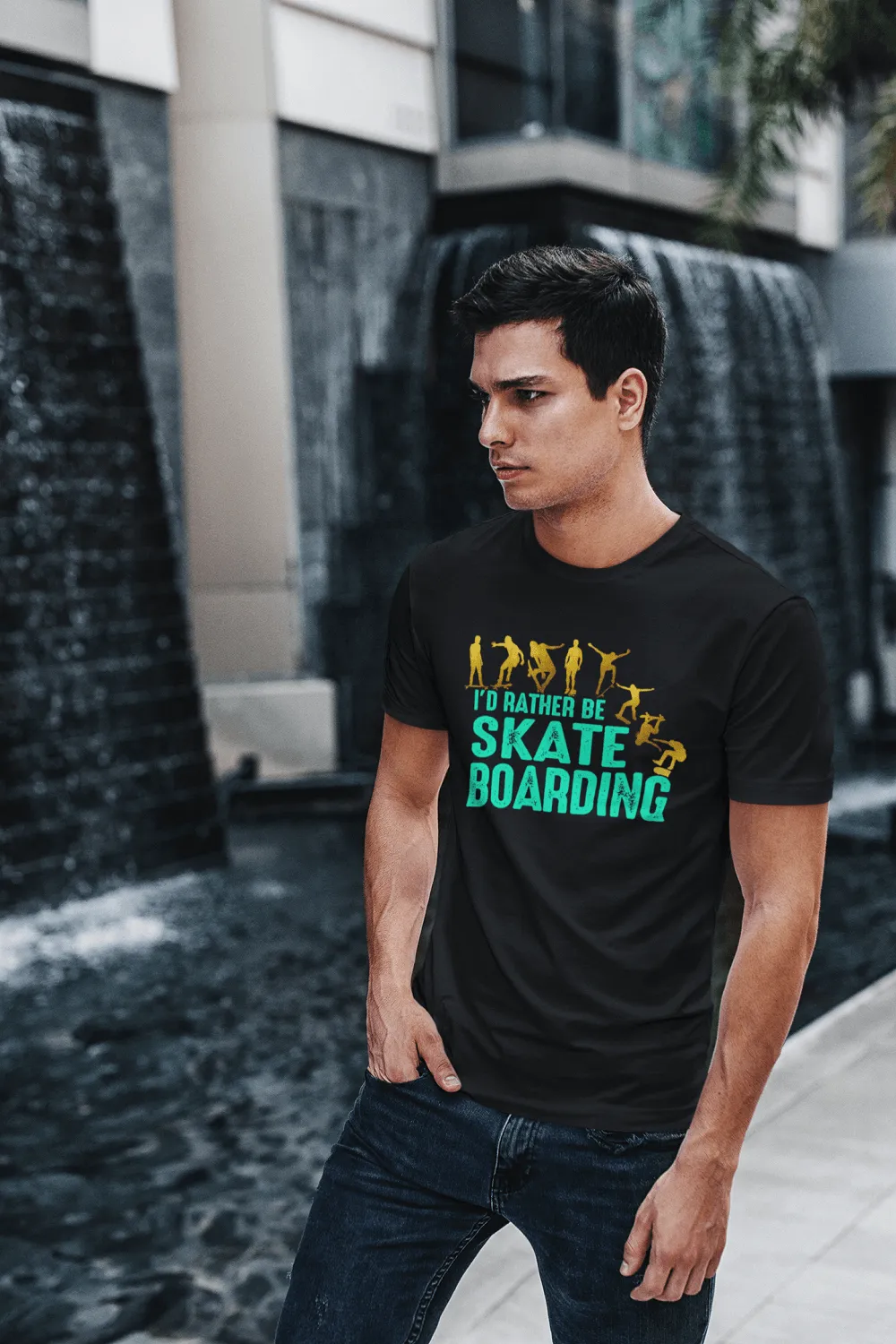I'd Rather Be Skate Boarding - Skaters Favorite Tee