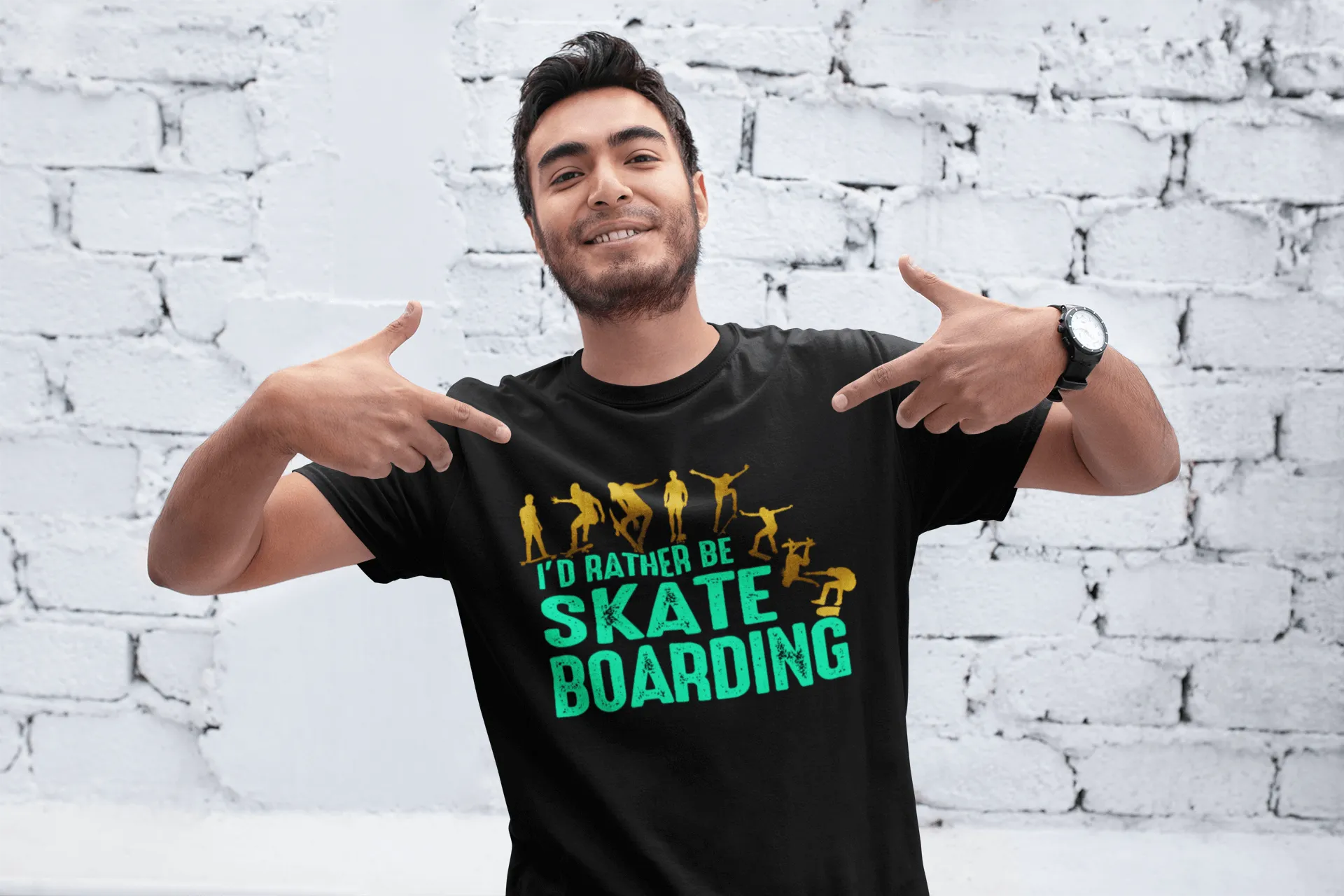 I'd Rather Be Skate Boarding - Skaters Favorite Tee