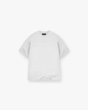 Initial Oversized T-Shirt - Ice Grey Marl