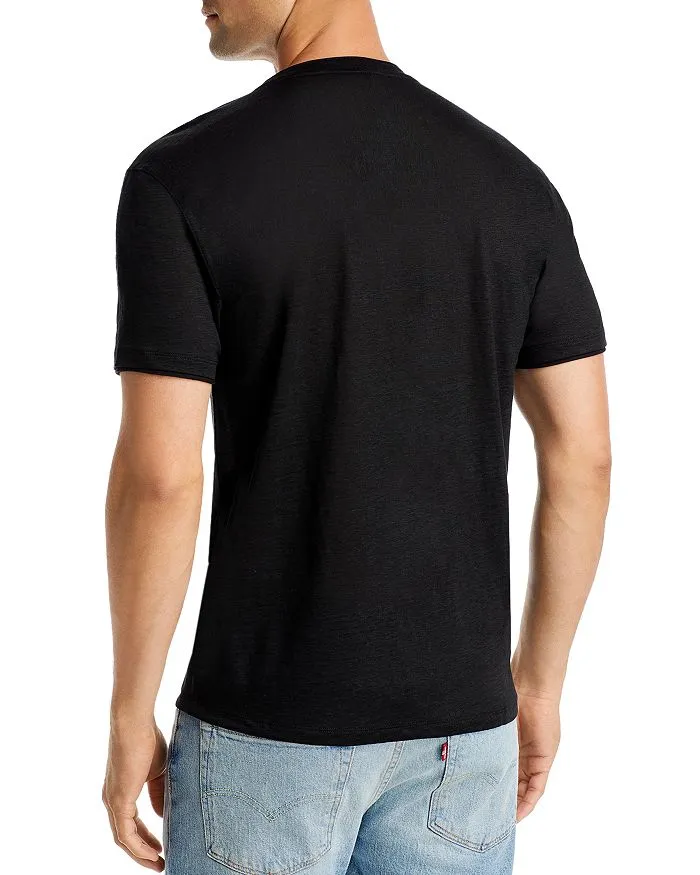 John Varvatos Slim Fit Linen V-Neck T-Shirt