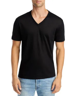 John Varvatos Slim Fit Linen V-Neck T-Shirt