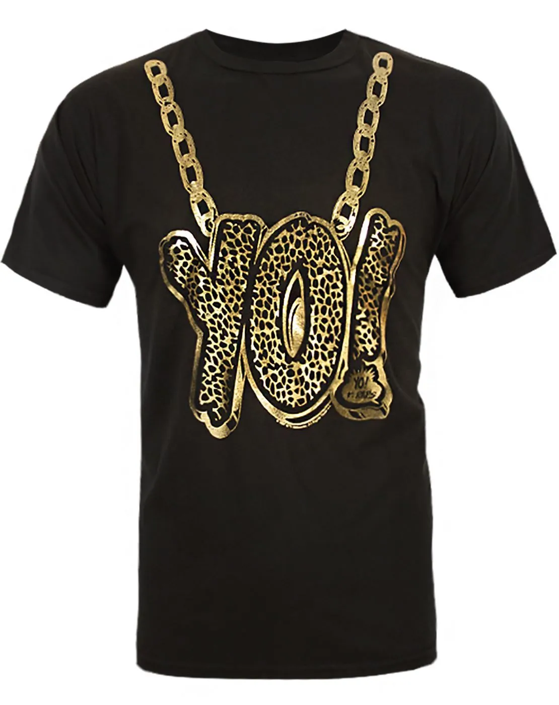 Junk Food MTV Yo! Raps Classics Gold Chain Men's T-Shirt