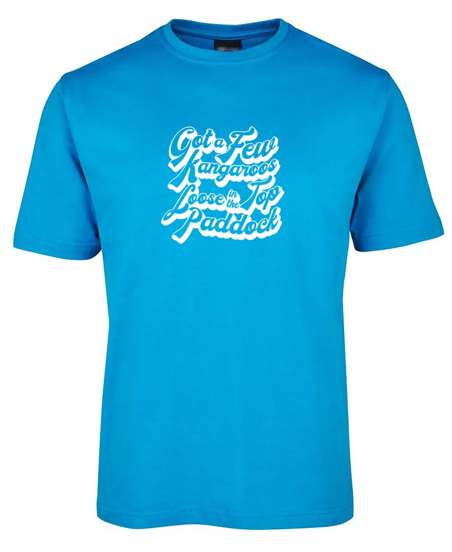 Kangaroos Loose in Top Paddock Adults T-Shirt (Various Colours)
