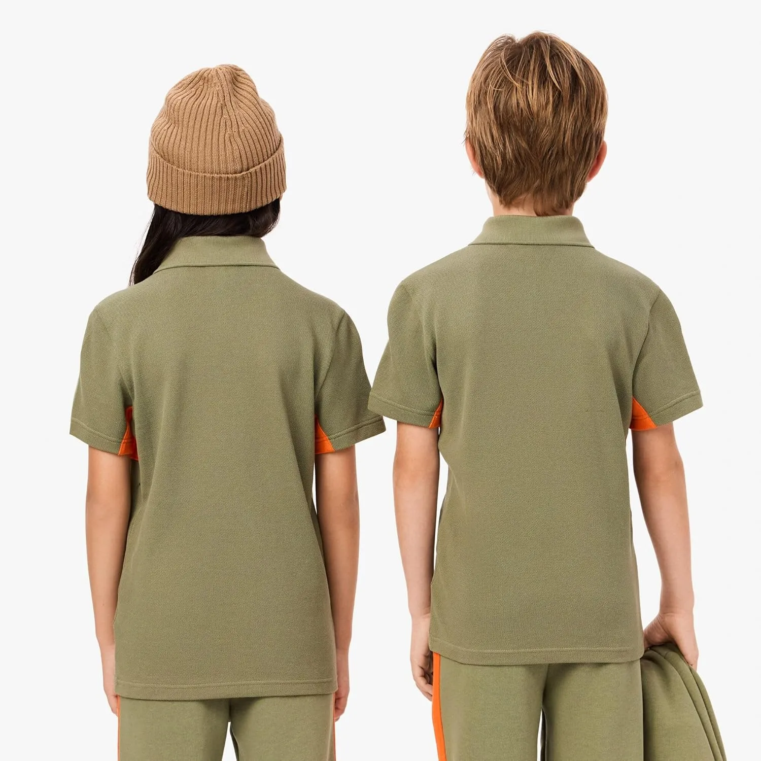 Lacoste Boys' Contrast Stripe and Branding Polo Shirt