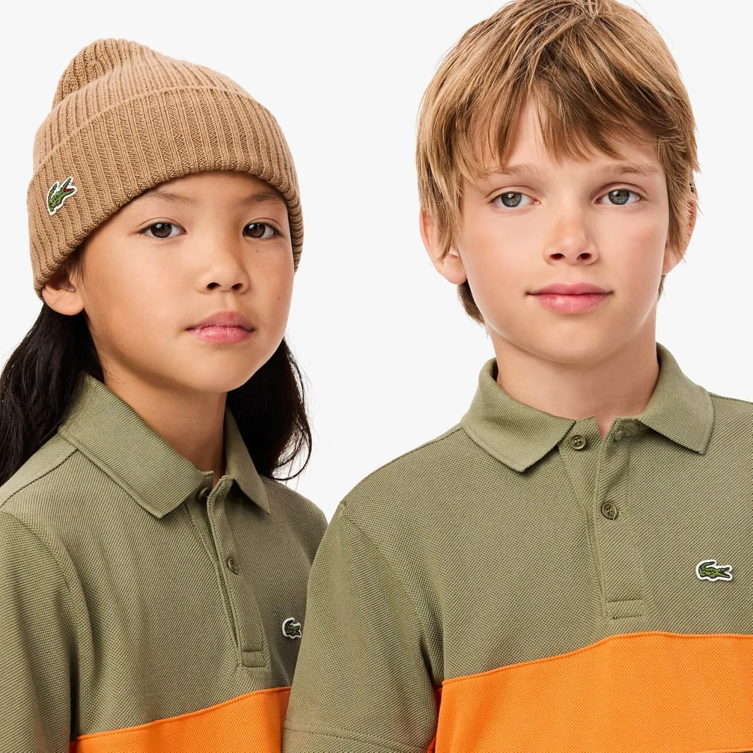 Lacoste Boys' Contrast Stripe and Branding Polo Shirt
