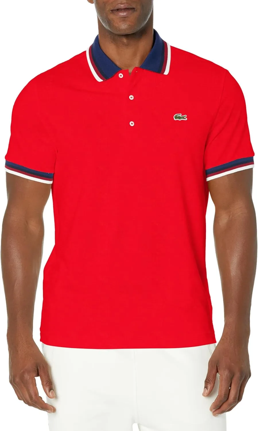Lacoste Men's Regular Fit Stretch Piqu Polo Shirt