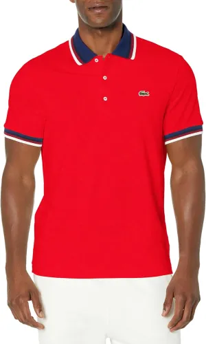 Lacoste Men's Regular Fit Stretch Piqu Polo Shirt