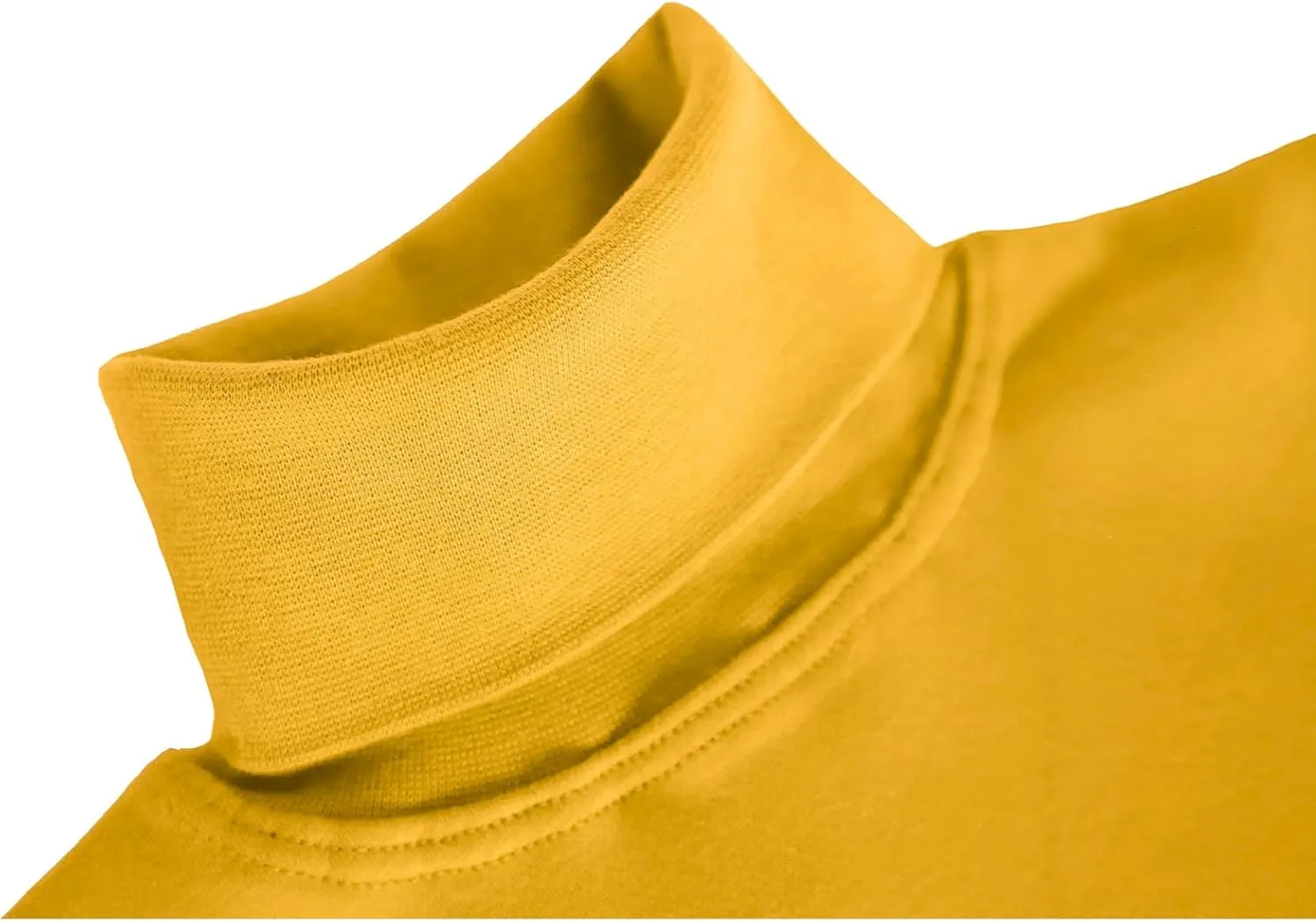 Lilax Girls' Basic Long Sleeve Turtleneck Cotton T-Shirt