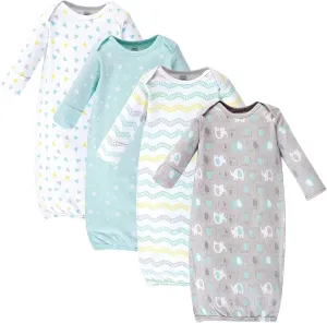 Luvable Friends Baby Girls' Cotton Gowns