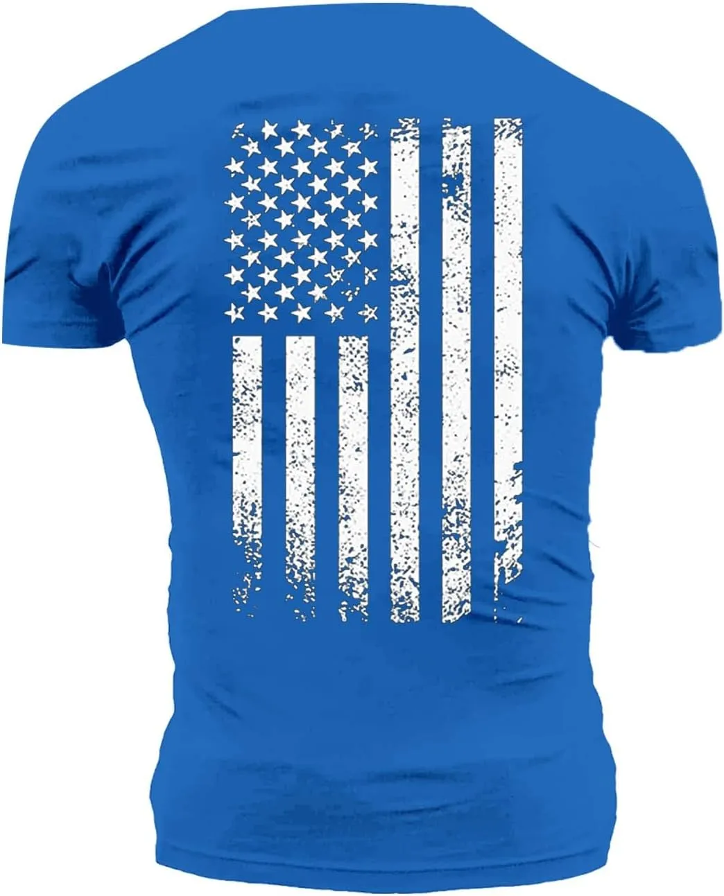 Mens 4th of July USA Flag T-Shirt Outdoor Independence Day American Flag Shirt Casual Summer Workout Fitness Tees