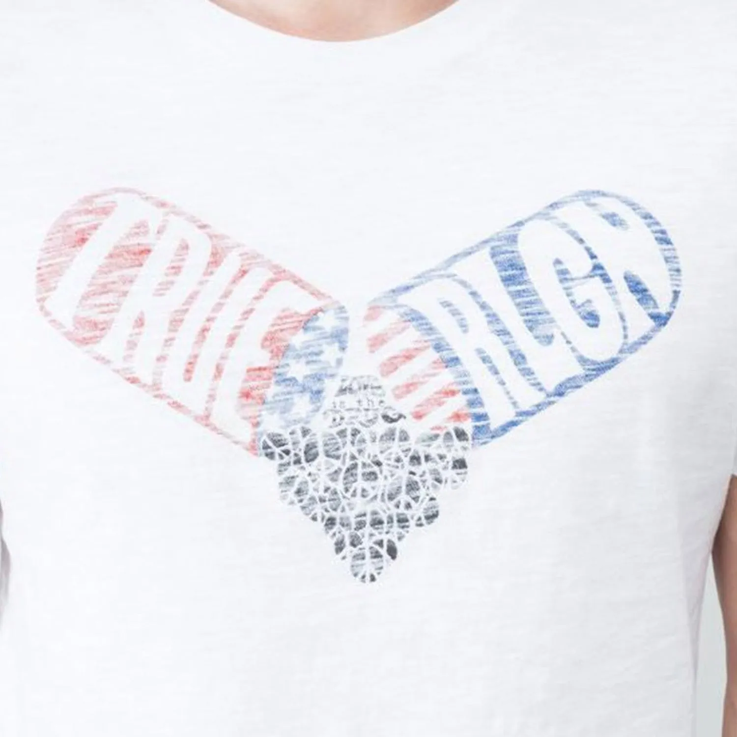 Men's Peace Feel Crew Neck T Shirt