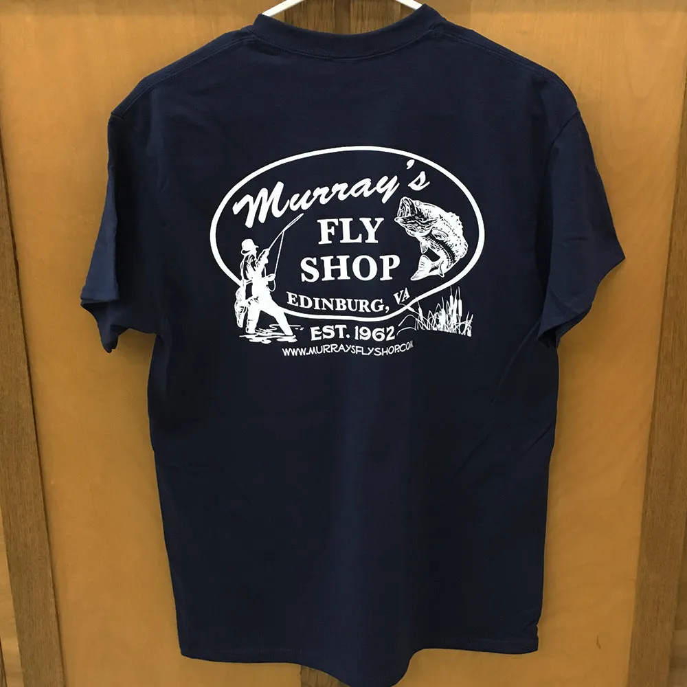 MFS T-Shirt--Fly Caster and White Lettering