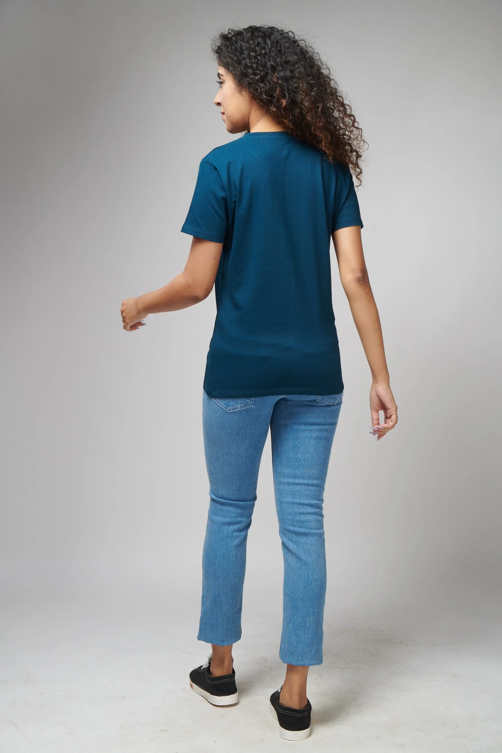 New Navy Half Sleeve T-Shirt