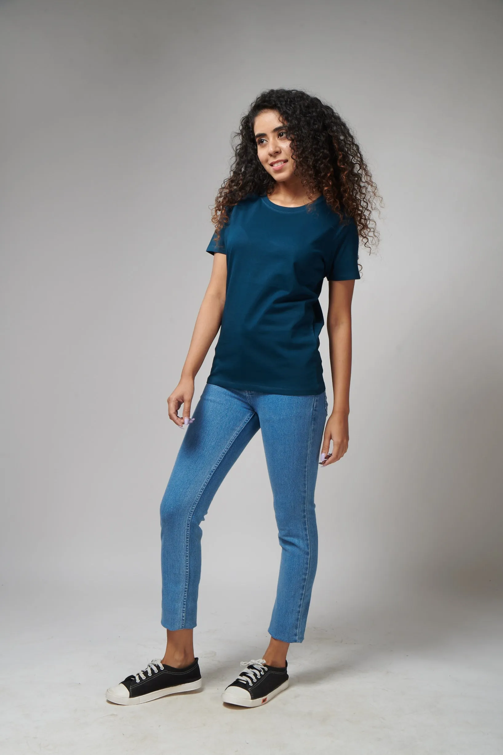 New Navy Half Sleeve T-Shirt