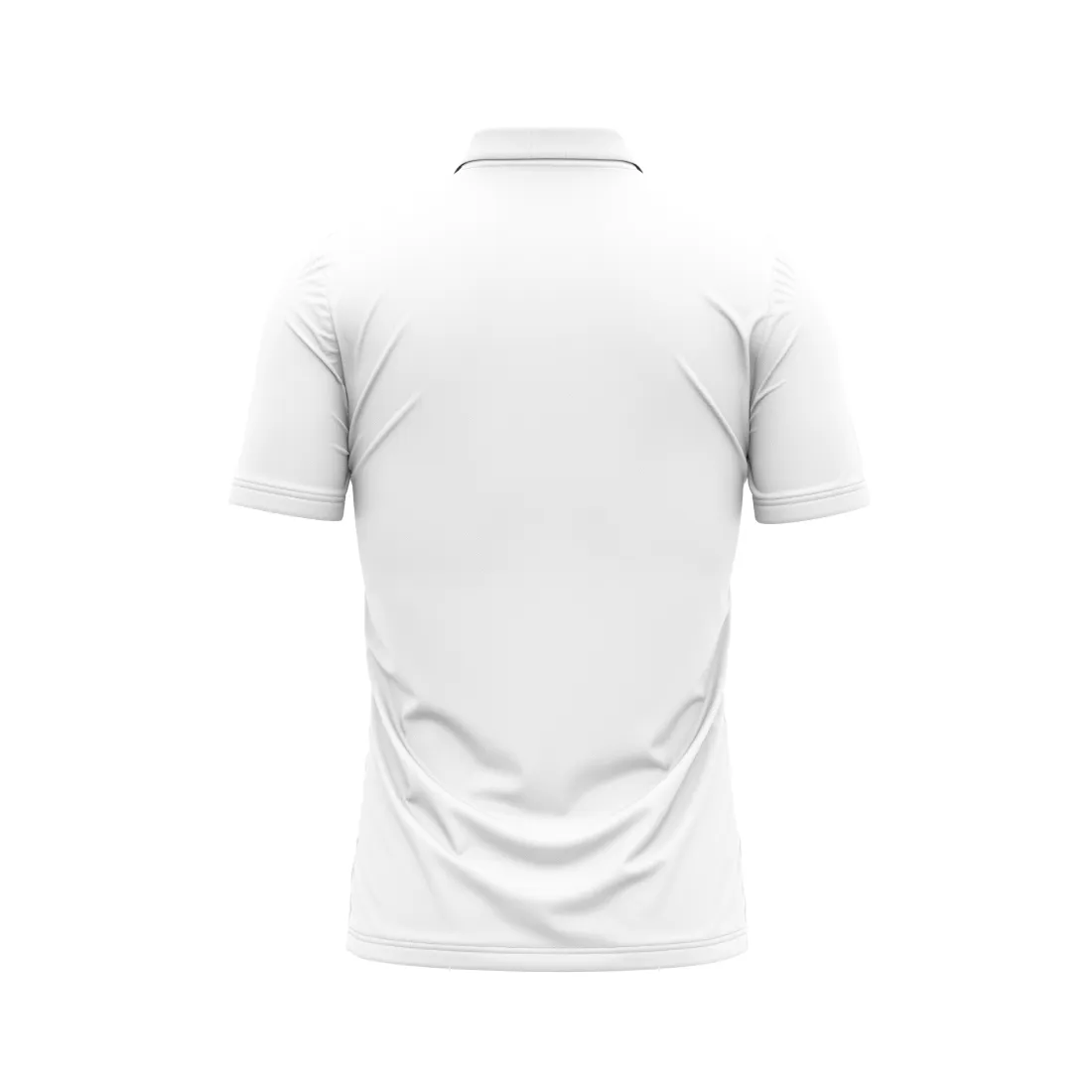 Next Print Customized Polo Neck White Jersey NPTS12