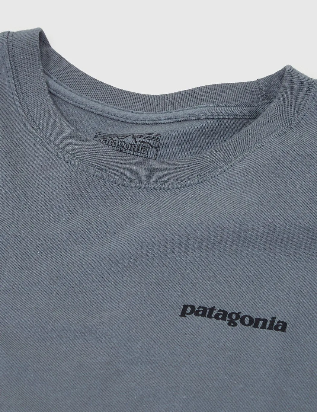 Patagonia P-6 Logo T-Shirt - Grey Heather
