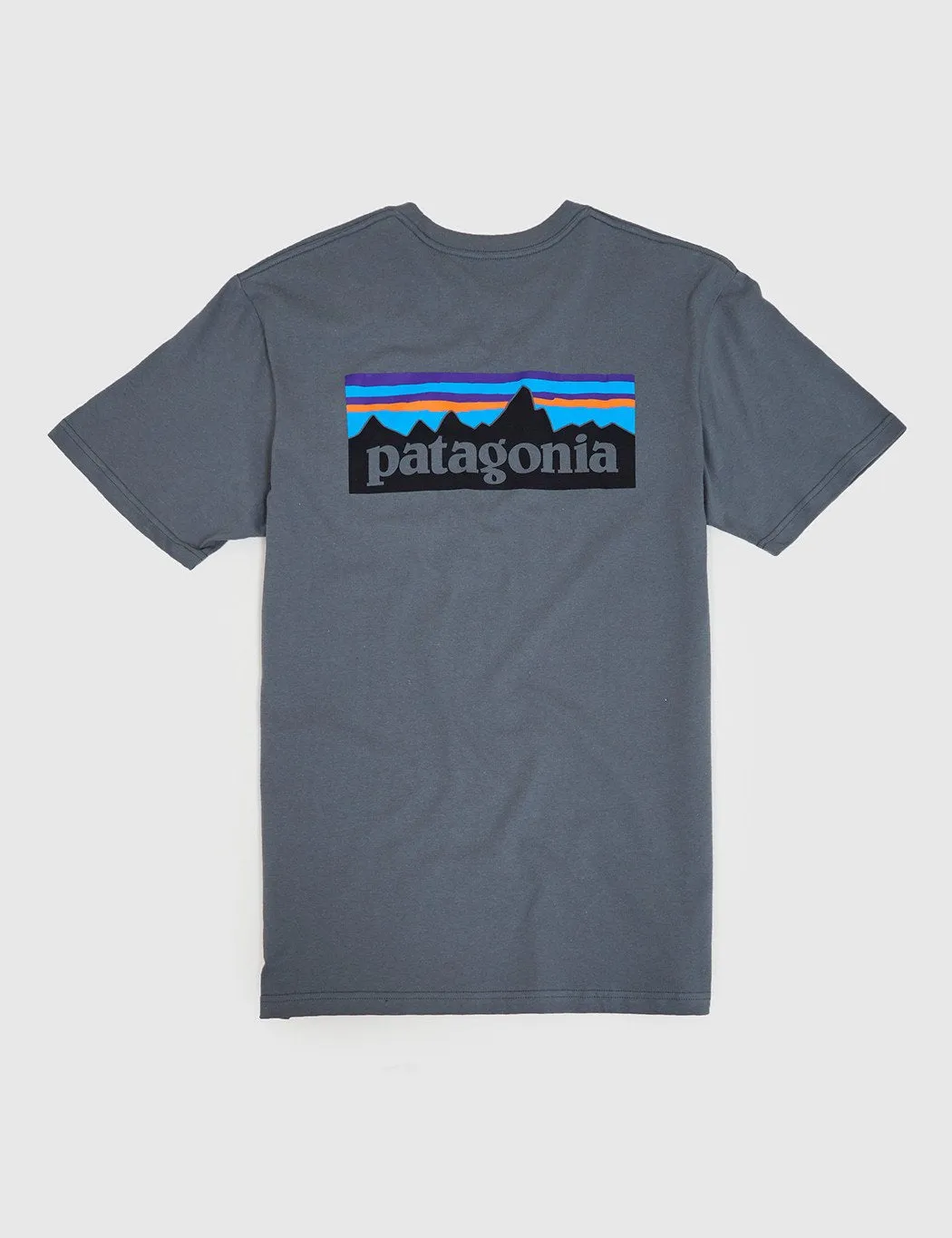 Patagonia P-6 Logo T-Shirt - Grey Heather
