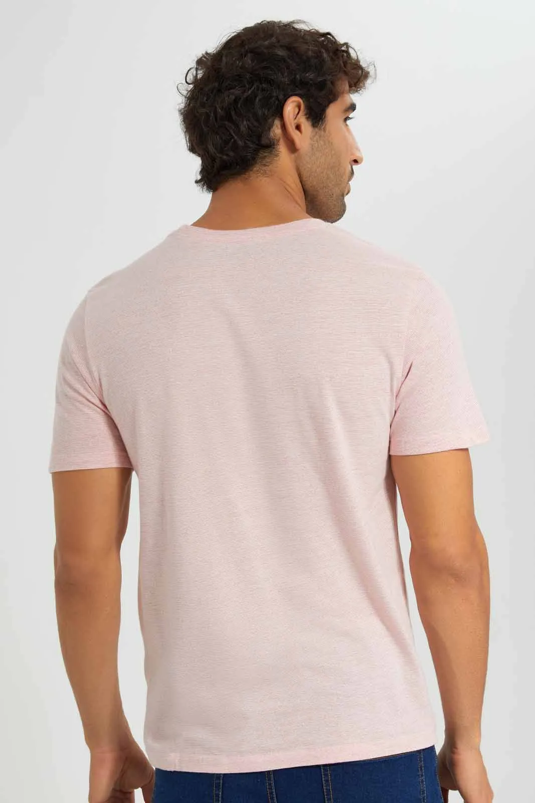 Pink Embroidery T-Shirt