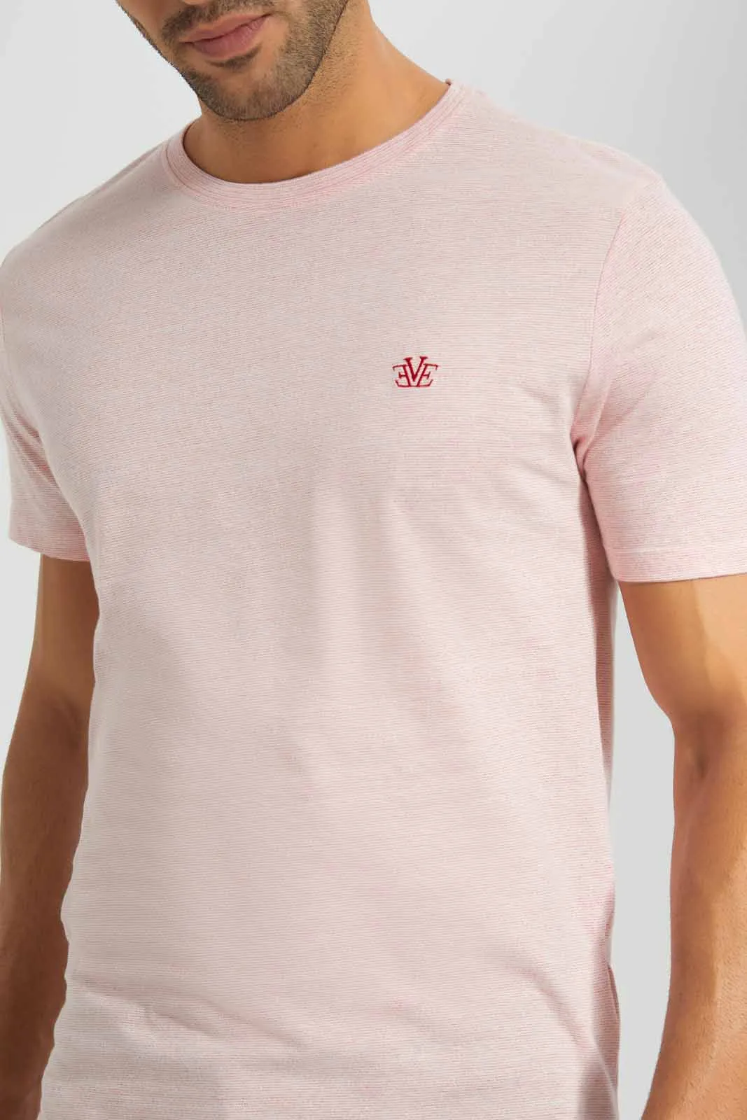 Pink Embroidery T-Shirt