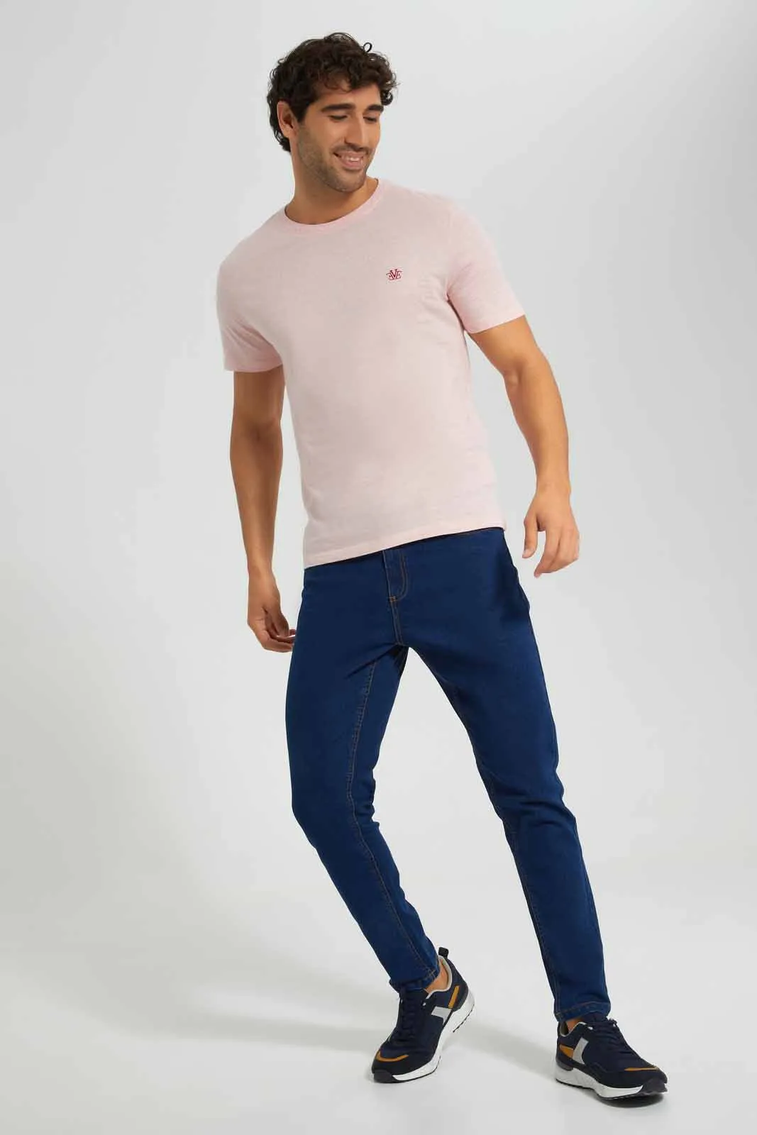 Pink Embroidery T-Shirt