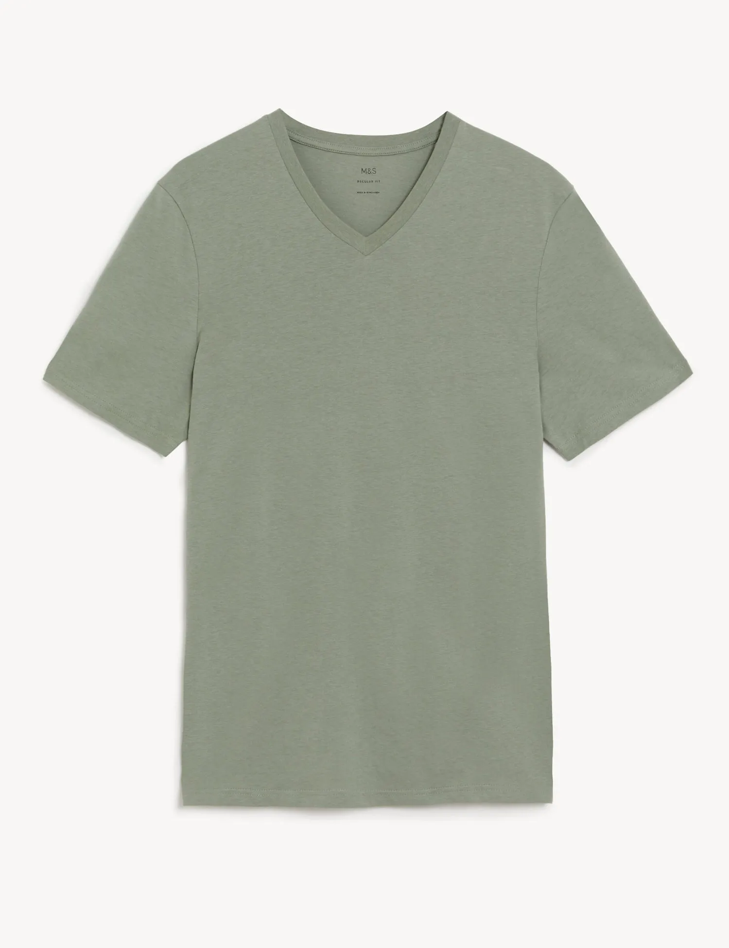 Pure Cotton V-Neck T-Shirt